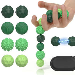 CNMTCCO 8 Stück Magnetische Fidget Toys aus Silikon Leise Magnetkugeln Sensorik Spielzeug